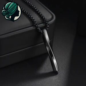 گردنبند مردانه پیچ خورده