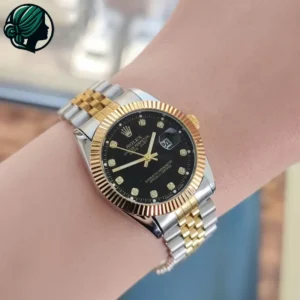 ساعت مچی رولکس دیت جاست ۰۰۲ با بند دو رنگ